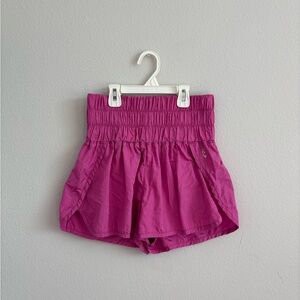 Free People Pink Athletic Shorts